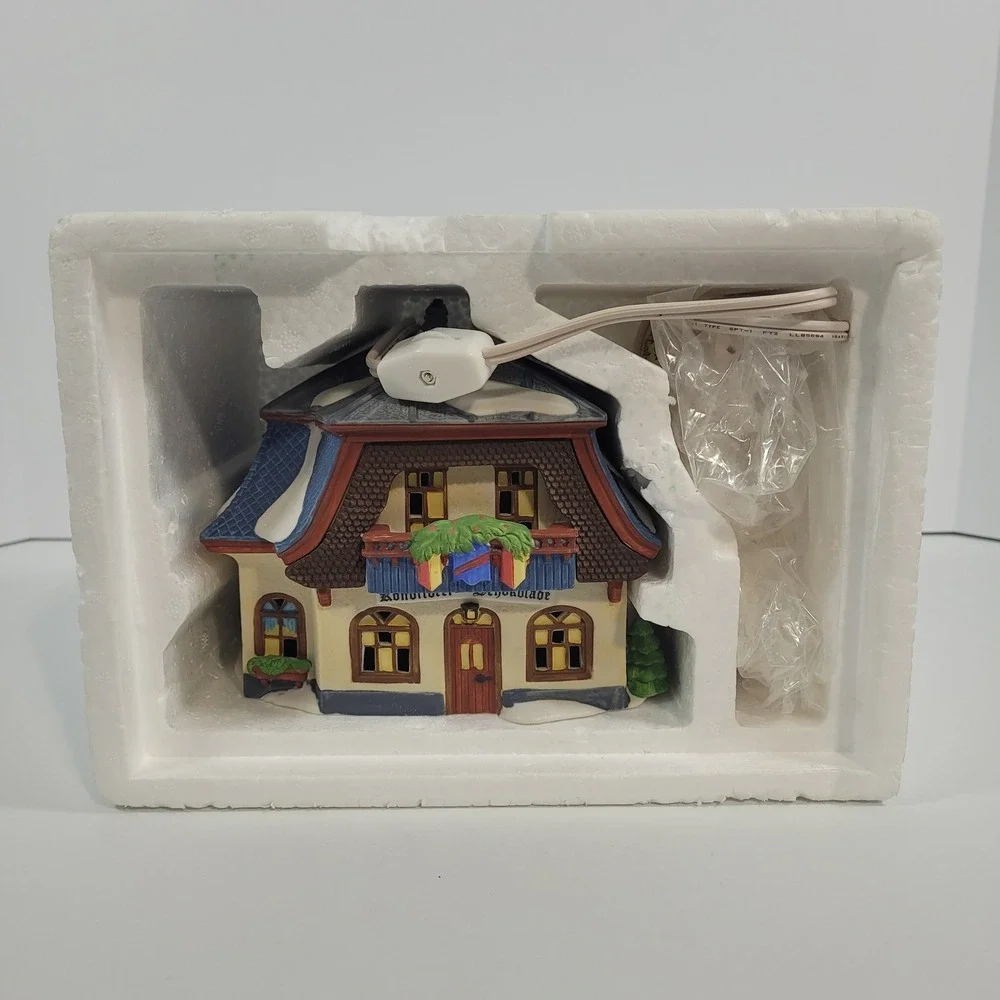 Dept 56 Alpine Village Bakery‎ & Chocolate Shop 5614-6 Heritage Village 1994